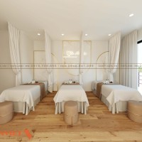Thiết kế spa Yến Lê với nội thất tinh tế trong từng chi tiết